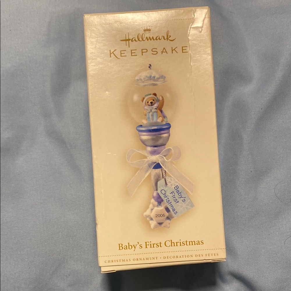 Hallmark Keepsake Baby’s First Christmas 2006 Ornament- **very rare**